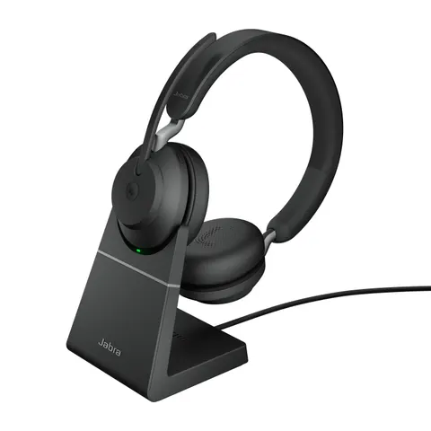 Jabra Evolve2 65 USB-A Black MS Chrg stand Stereo – image 2