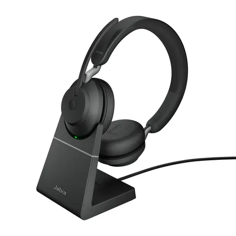 Jabra Evolve2 65 USB-A Black UC Chrg stand Stereo – image 2