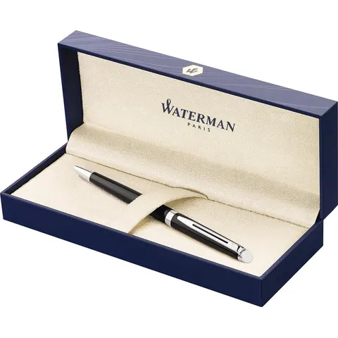 Balpen Waterman Hémisphère black lacquer CT medium – afbeelding 2