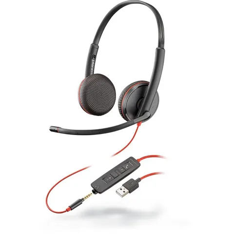 HP Poly Blackwire C3225 Usb-A Headset – image 2