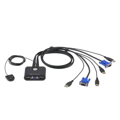ATEN CS22U KVM switch Black – image 2