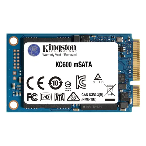 Kingston Technology 256G SSD KC600 SATA3 mSATA – image 2