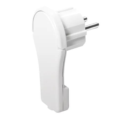 LogiLink Power plug for self assembling. CEE 7/7 (90�). flat. white – image 2
