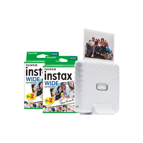 Instax Link Wide Printer - Ash White – image 2