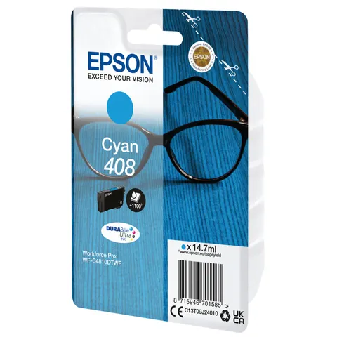 Epson 408 Spectacles DURABrite Ultra Single Cyan Ink – image 2