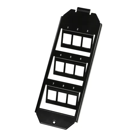 LogiLink NK4061 wall plate/switch cover Black – image 2