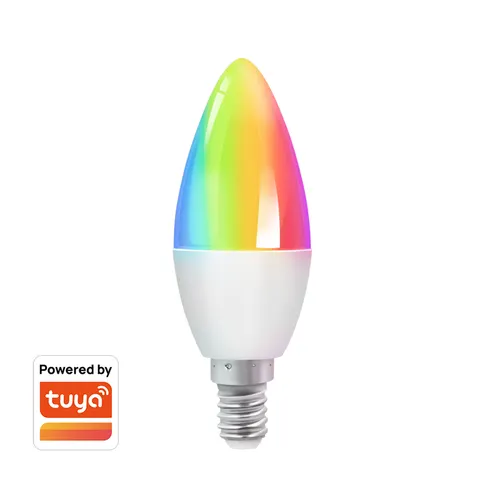 LogiLink WiFi Smart E14 Candle light. Tuya compatible – image 2