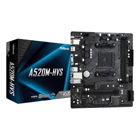 Asrock A520M-HVS AMD A520 Socket AM4 micro ATX – image 2