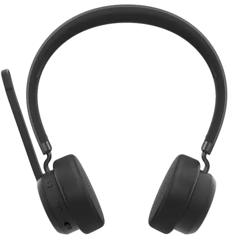 Lenovo - Headset - on-ear - wireless - black – image 2