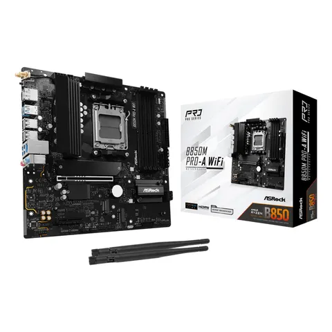 Asrock B850M Pro-A WiFi AMD B850 Socket AM5 micro ATX – image 2