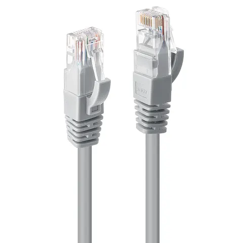 Lindy 15m Cat.6 U/UTP Network Cable. Grey – image 2