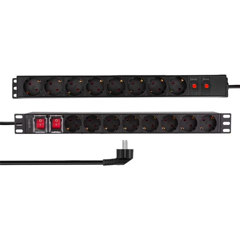 LogiLink 19" PDU 16 x CEE 7/3 socket . with overload protection a – image 2