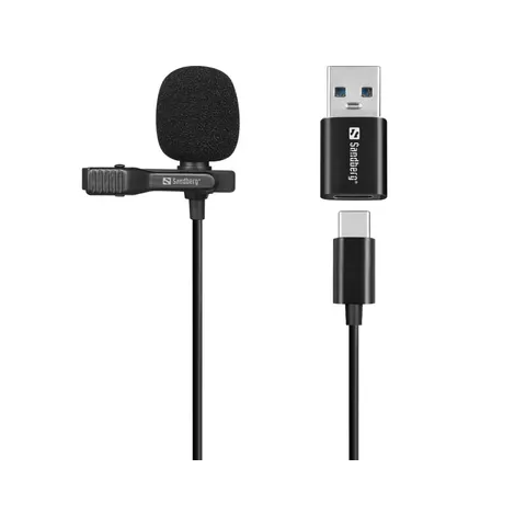 Sandberg Streamer USB Clip Microphone – image 2