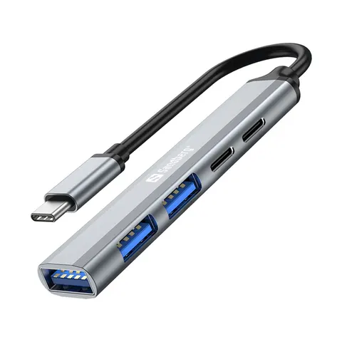 Sandberg USB-C to 3xUSB-A+2xUSB-C SAVER – image 2