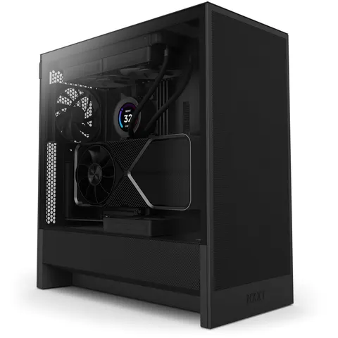 NZXT H5 Flow Midi Tower Black – image 2