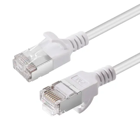 Microconnect V-FTP6A005W-SLIM networking cable White 0.5 m Cat6a U/FTP – image 2