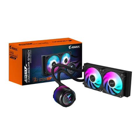GIGABYTE AORUS WATERFORCE X II 240 AIO Liquid CPU Cooler – image 2