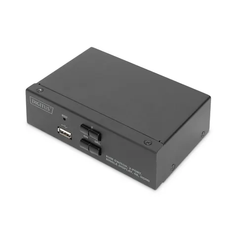 Digitus KVM Switch. 2 Port. Single Display. 4K. HDMI® – image 2