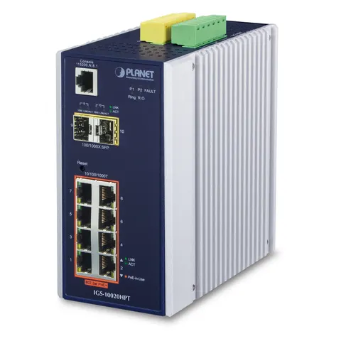 PLANET IGS-10020HPT network switch Managed L2+ Gigabit Ethernet – image 2