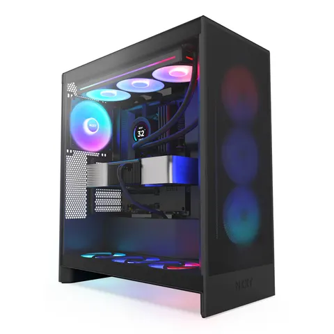NZXT H7 Flow RGB Midi Tower Black – image 2