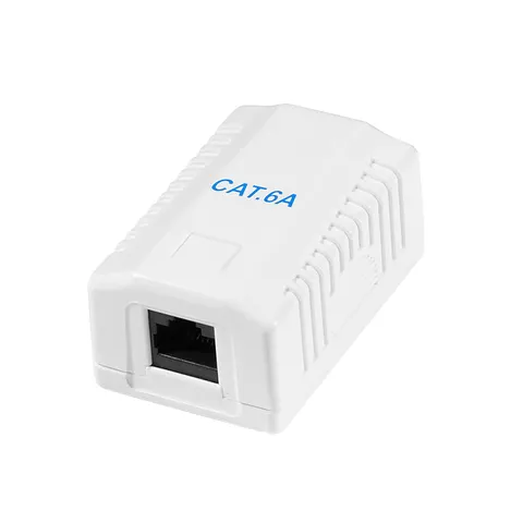 LogiLink Cat.6A Surface Mounted Box 1 x RJ45. unshielded – image 2