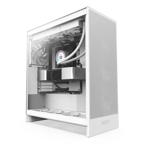 NZXT H7 Flow Midi Tower White – image 2
