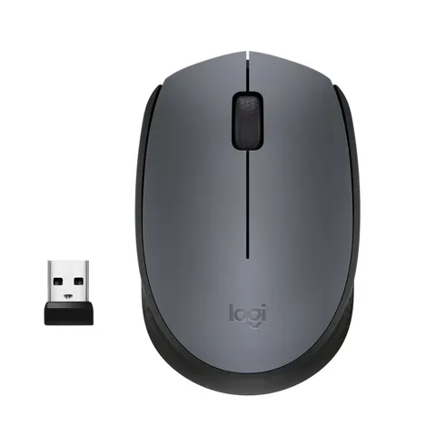 Logitech M170 Wireless Mouse – Grey – image 3