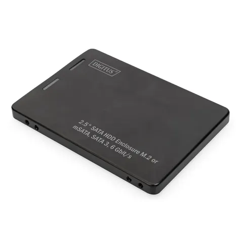 Digitus 25" SATA HDD Enclosure M.2 or mSATA – image 2