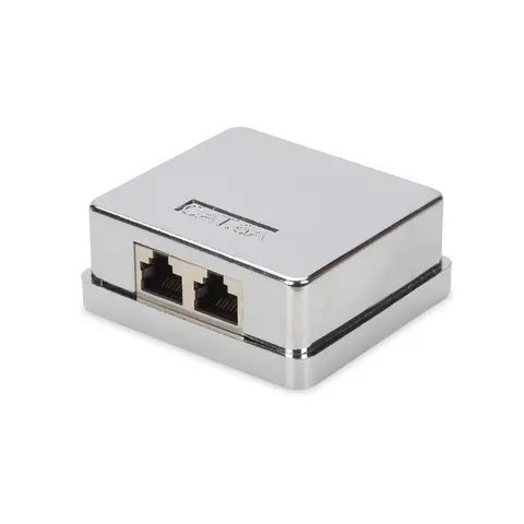 Digitus CAT 6A Surface Mount Box. 2-port – image 2