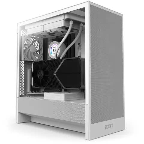 NZXT H5 Flow Midi Tower White – image 2