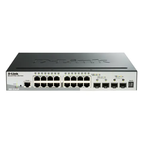 D-Link 52-Port Gigabit Stackable POE Smart Managed Switch including 4 – image 2