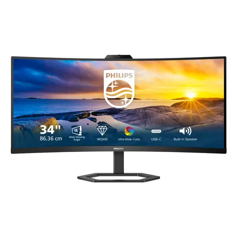 Philips 34E1C5600HE Computer Monitors - 34 Inches - Black – image 3