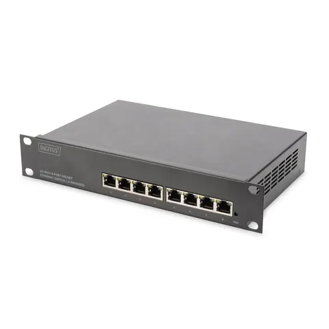 Digitus 10" Gigabit 8-Port L2+ Managed Switch – image 2