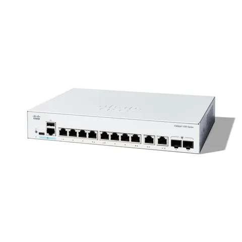 Cisco Catalyst 1200-8T-E-2G Smart Switch. 8 Port GE. Ext PS. 2x1GE Com – image 2