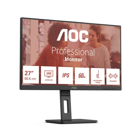 AOC 3840x2160 Computer Monitors - 27 Inches - Black – image 2