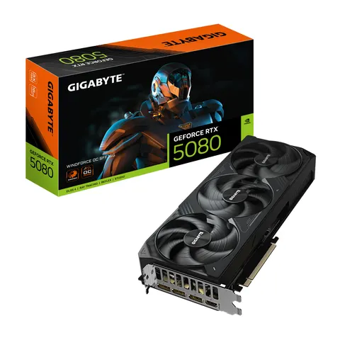 GIGABYTE GeForce RTX 5080 WINDFORCE OC SFF 16G Graphics Card – image 3