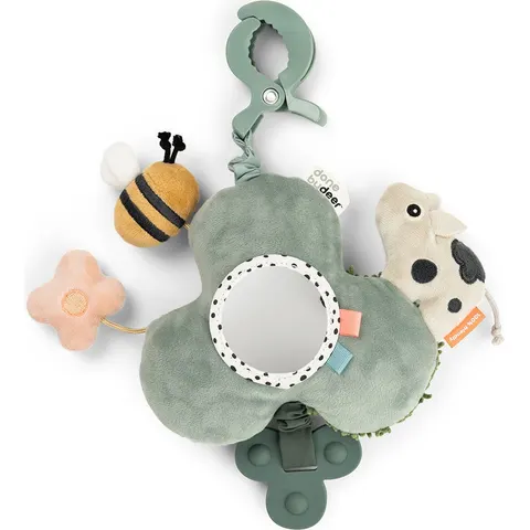 Done by Deer Activity Mirror with Clip - Tiny Farm – Green – image 3