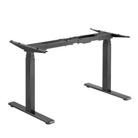 LogiLink Sit-stand desk frame. dual motor. easy-use controller. black – image 2