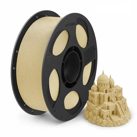 ANYCUBIC PLA Basic 3D Printer Filament, 1.75mm 1kg Spool, High Precision ±0.02mm Tolerance for Smooth Printing - Beige – image 2