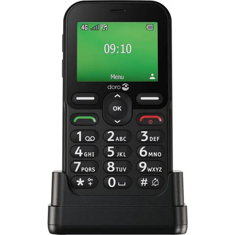SIM Free Doro Leva E10 Mobile Phone - Black – image 2