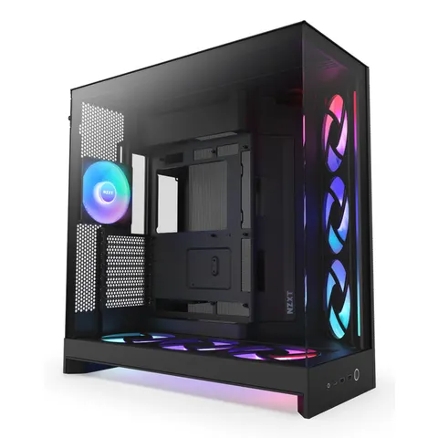 NZXT H9 Flow RGB+ Midi Tower Black – image 2