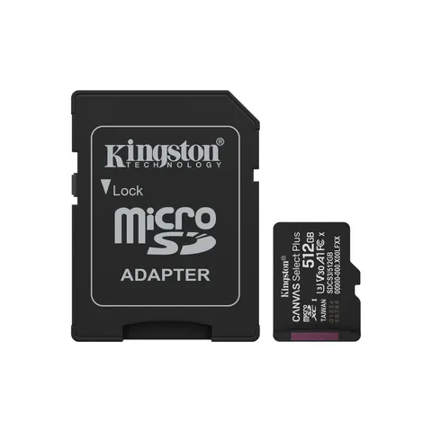Kingston Technology 512GB microSDXC Canvas Select Plus Gen3 150MB/s A1 – image 2