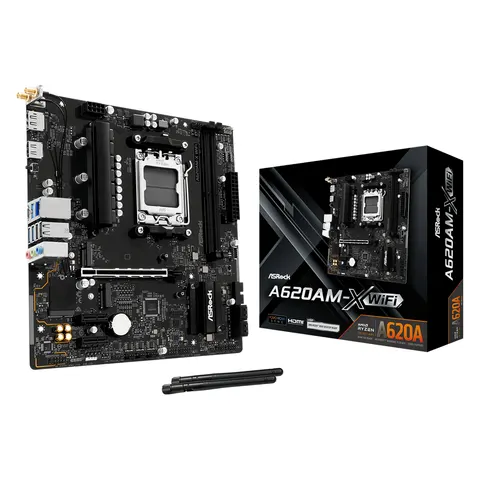 Asrock A620AM-X WiFi AMD A620A Socket AM5 micro ATX – image 2