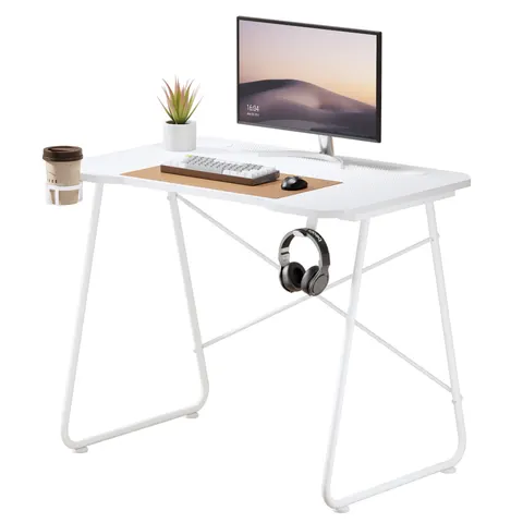ProperAV Computer Workstation Desk Surface Area 930x600mm White – image 2