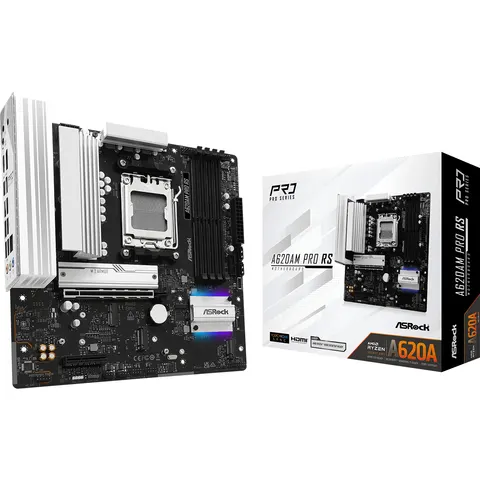 Asrock A620AM Pro RS AMD A620A Socket AM5 micro ATX – image 1