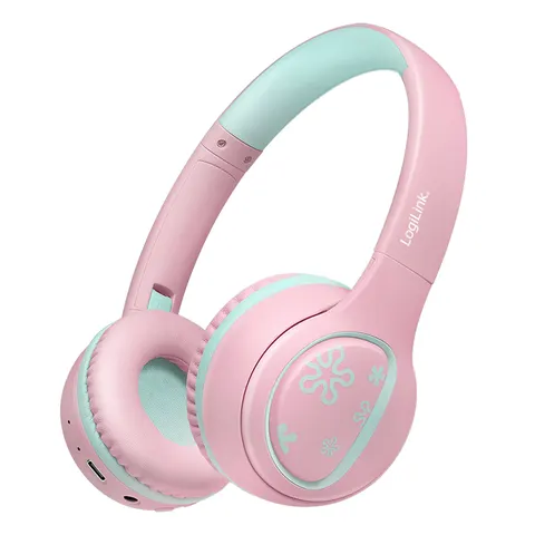 LogiLink BT 5.4 Kids Headset. pink – image 2