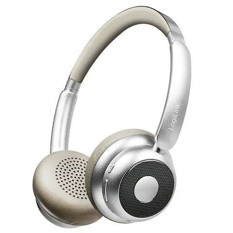 LogiLink BT 6.0 Headset. silver – image 2