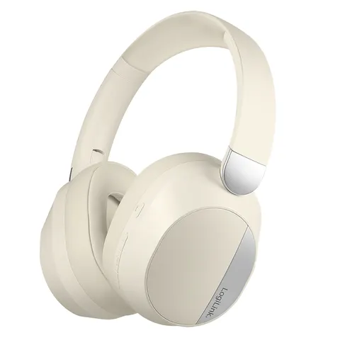 LogiLink BT 6.0 Headset with ANC. cream /silver – image 2