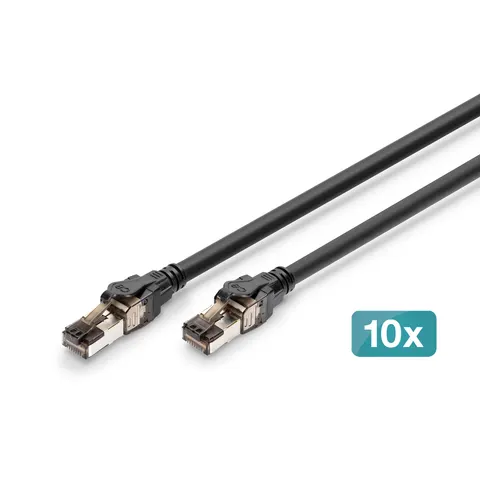Digitus CAT 8.1 S/FTP patch cable. 3 m. 10 pieces – image 2
