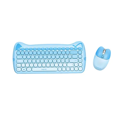 LogiLink Kids Keyboard 2.4G Combo set. blue – image 2